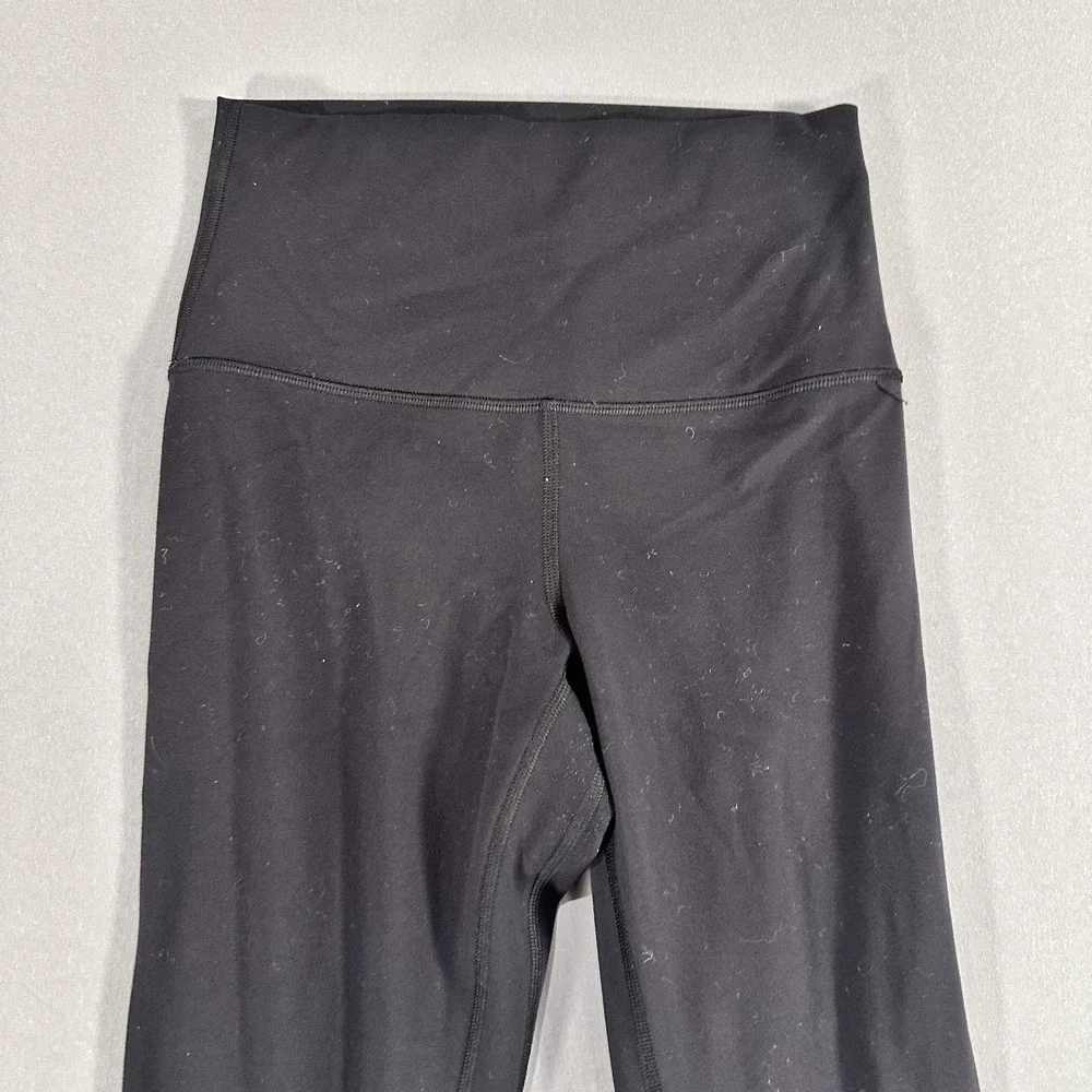 Lululemon Leggings Womens 4 Black High Rise Ankle Yoga Athletic Gym Stretch